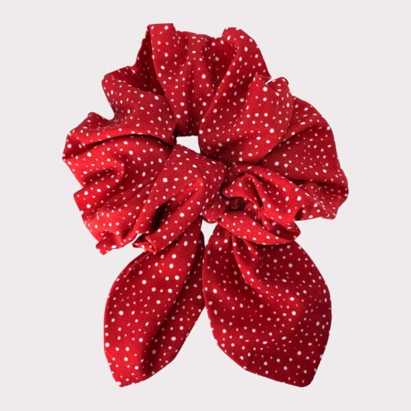 Hair scrunchie, Dotty for You collection, matching dog mum accessories