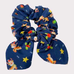 Hair scrunchie, Vixen & Blitzen collection, matching dog mum accessories