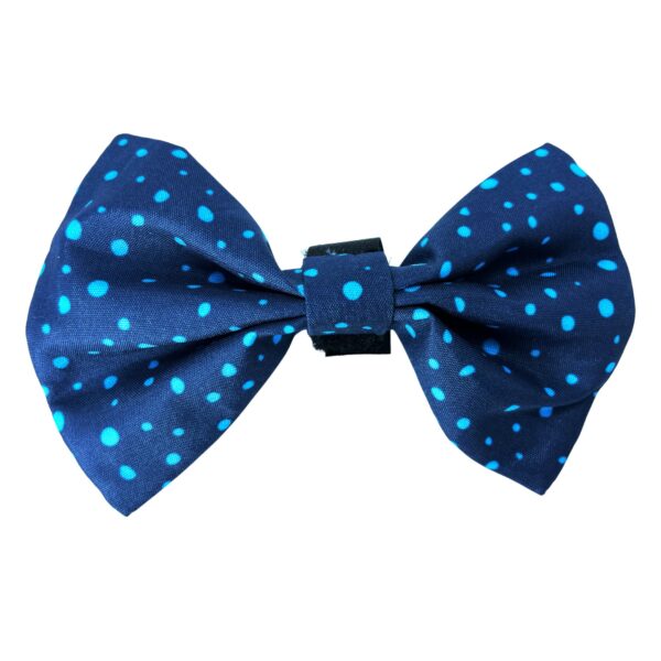 Dog Bow Tie "Dotty for You" - Blue