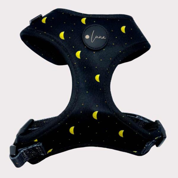 Adjustable harness, moon and stars, celestial theme, the lunar one