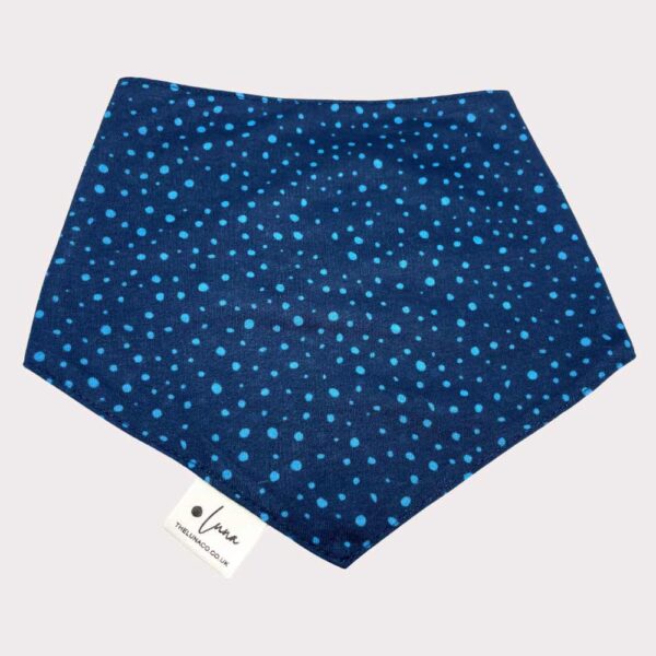 Dog bandana - dotty for you blue