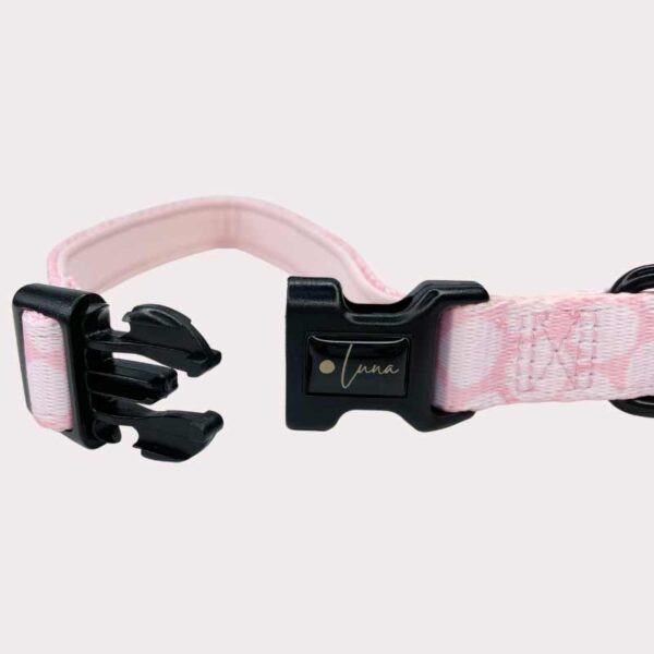 Neoprene dog lead Dotty For You pink