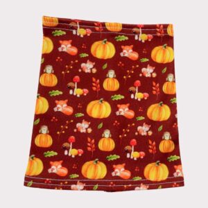 woodland creatures pattern dog snood