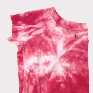 Pink tie dye dog tshirt