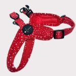 Step-in dog harness red