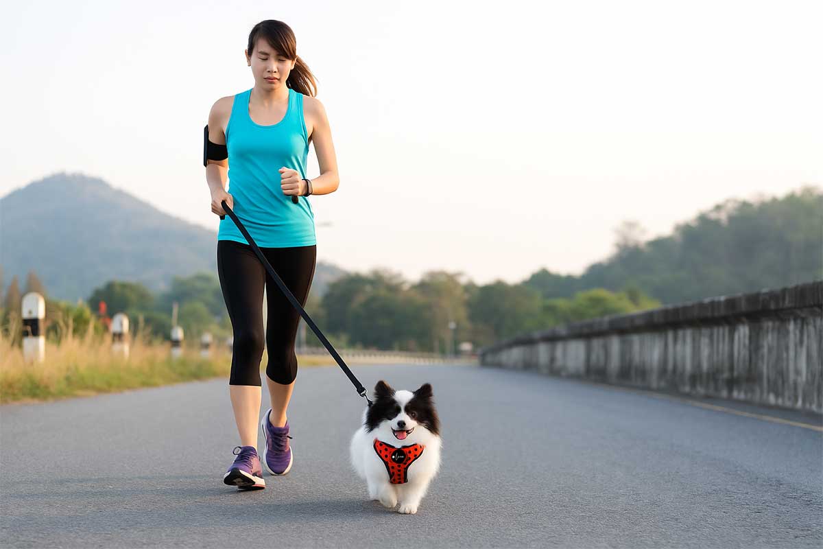 Running with your dog in style