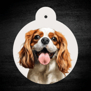 Illustration Style Dog ID Tags