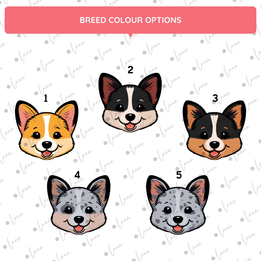 Corgi Dog ID Tag – Cartoon Style